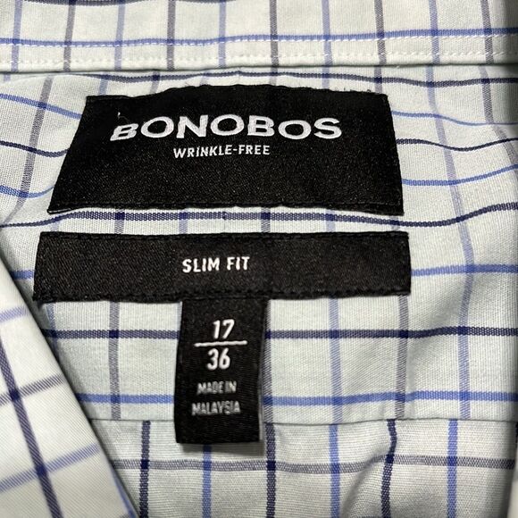 Bonobos long sleeve button down shirt size 17/36 - Picture 5 of 5